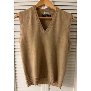 Drumohr Men's Sleeveless Sweater Vest Camel Color A+